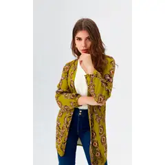 L Y H - Kimono Para Mujer Verde Marca L&H Ref 1F401020