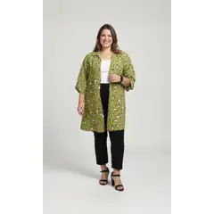 L Y H - Kimono Para Mujer Verde Marca L&H Ref 1F601004
