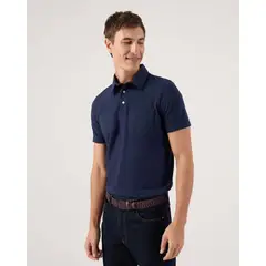 PATPRIMO - Polo Para Hombre Cuello Maquina Con Bolsillo Color Azul Marca #44112761