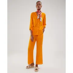 PATPRIMO - Pantalon para Mujer color Naranja Viscosa #3007