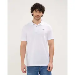 PATPRIMO - Polo Tejido Unicolor Para Hombre Blanco