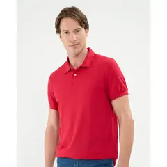 PATPRIMO - Polo Para Hombre Cuello Tejido Sin Bolsillo Color Rojo Marca #44112696