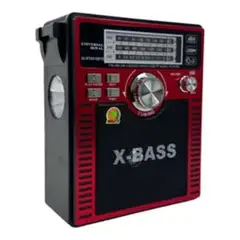 GENERICO - Radio FM/AM 3 Bandas con Bluetooth, Linterna y Panel Solar - Universal Royal IU-RT5810BTS