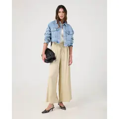 PATPRIMO - Pantalón Para Mujer Moda Color Crema Marca #30072059