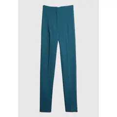 PATPRIMO - Pantalón Tiro Alto Largo Para Mujer Azul