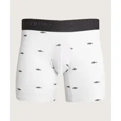 PATPRIMO - Bóxer Medio Estampado Miniprint En Algodón X1 Para Hombre Hueso