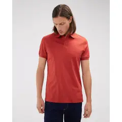 PATPRIMO - Polo Para Hombre Cuello Tejido Sin Bolsillo Color Rojo Marca #44112585