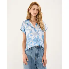 PATPRIMO - Blusa Para Mujer M/C En Color Azul #30123387