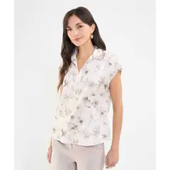 PATPRIMO - Blusa De Mujer M/C Marca En Color Blanco #30123448