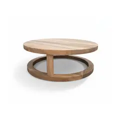 22 GRADOS DECORACION - Mesa de centro Idilio Diámetro 100cm Roble