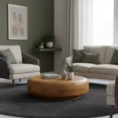 22 GRADOS DECORACION - Mesa de centro Núcleo Diámetro 110cm Roble