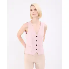 PATPRIMO - Chaleco Para Mujer Plano Color Rosa Marca #30250041