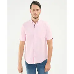 PATPRIMO - Camisa Manga Corta Para Hombre Rosa
