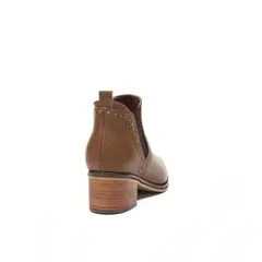 ANTONINA SHOES - Botines en Cuero Miel - Antonina