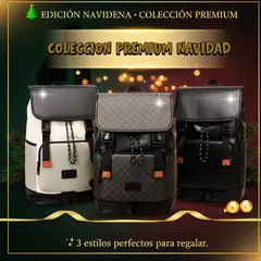 BOLSOS Y ACCESORIOS MB - BOLSO ELEGANTE PARA HOMBRE PARA TRABAJO VIAJES O UNIVERSIDAD BLANCO CON GRIS