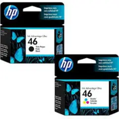 HP - JUEGO CARTUCHOS 46 NEGRO -TRICOLOR