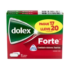 DOLEX - Oferta Forte Pague 17 Lleve 20 Tabletas