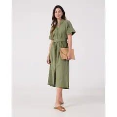 PATPRIMO - Vestido De Mujer M/C Largo Color Verde #30171069