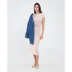 PATPRIMO - Vestido Para Mujer M/C Medio Color Beige #30171066