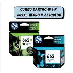 HP - JUEGO CARTUCHOS 662 XL Negro y 662 TRICOLOR