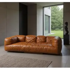 22 GRADOS DECORACION - Sofá en cuero Velour 200cm x 110cm