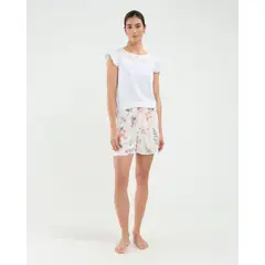 PATPRIMO - Pijama Para Mujer M/C P/C Color Blanco Marca #30040297