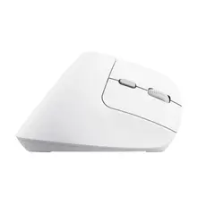 TRUST - Mouse Vertical BAYO II Ergonómico USB Blanco con Control Estable