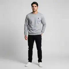 ADVANCE - Buzo en algodón cuello redondo para hombre