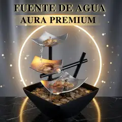 DECOR AND HOME - DECORACION NAVIDAD FUENTE DE AGUA CON PIEDRAS Y LUCES