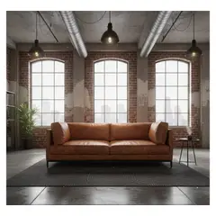 22 GRADOS DECORACION - Sofá en cuero Curtis 200cm x 100cm