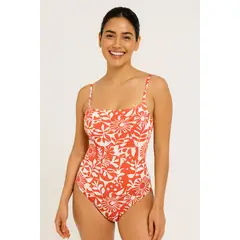 LILI PINK - Vestido de baño entero premium en microfibra