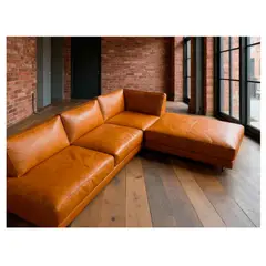 22 GRADOS DECORACION - Sofá Tramo L en cuero 300cm x 205cm