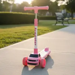 TECNOHOGAR JS - Patineta Scooter Monopatin Niños Ajustable Altura Resistente