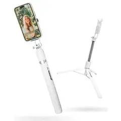 INNOVA - Monopod Trípode 180cm Con Luz Led Profesional Bluetooth Selfie Stick