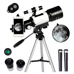CHINA GLAZE - Telescopio Astronomico Monocular Con Soporte Celular