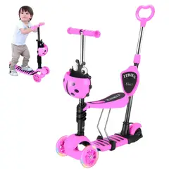 COLME TECHNOLOGY HOME - Patineta Scooter Monopatín Para Niños 5en1 Luz Led Infantil