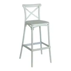 DISTRIONLINE - SILLA DE BARRA Crossback POLIPROPILENO X2 unidades
