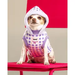 GENERICO - Combo para perro Leñador Lila - Talla M - Cobija y Ropa para Mascotas