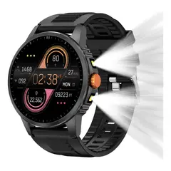 GENERICO - Reloj Inteligente Táctico Con Linterna Pasos Ritmo Cardiáco