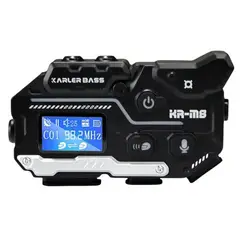 INNOVA - Intercomunicador Moto Kr-m8 Bluetooth Ip66 Manos Libres Música Fm