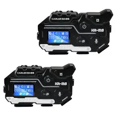 INNOVA - Intercomunicador Pareja Moto Kr-m8 Bluetooth Ip66 Manos Libres Música X2