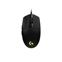 LOGITECH - Mouse G203 LIGHTSYNC RGB NEGRO con Sensor Óptico Preciso