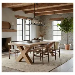 22 GRADOS DECORACION - Comedor Brave en roble 250cm x 100cm