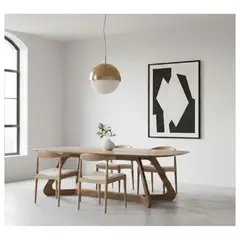 22 GRADOS DECORACION - Comedor Amonet en roble 190cm x 80cm