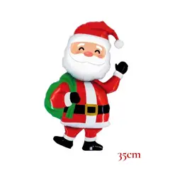 GENERICO - Globo Metalizado Navidad Papá Noel 14” 35 cm