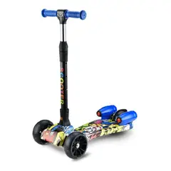 GENERICO - Patineta Scooter Vapor Humo Luces Bluetooth Led J003 Amari