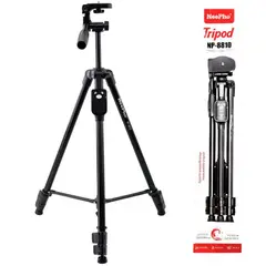 SHUNGA - Trípode Profesional 130 cm con Paneo/Tilt, Control Remoto y Bolsa de Transporte