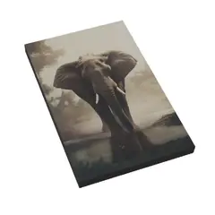 GENERICO - Cuadro Retablo Una pieza Elefante