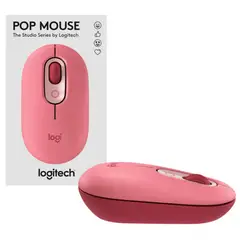 LOGITECH - Ratón Inalámbrico POP Mouse - Rosa