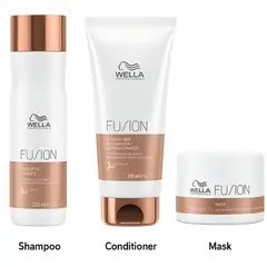 WELLA - Kit Fusion Shampoo + Acond + Masc
